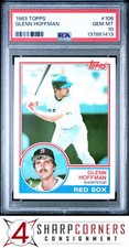 1983 TOPPS #108 GLENN HOFFMAN RED SOX PSA 10