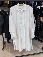 Antique French Edwardian Man's Circa 1900s With Embroidery Gents Dress Shirt