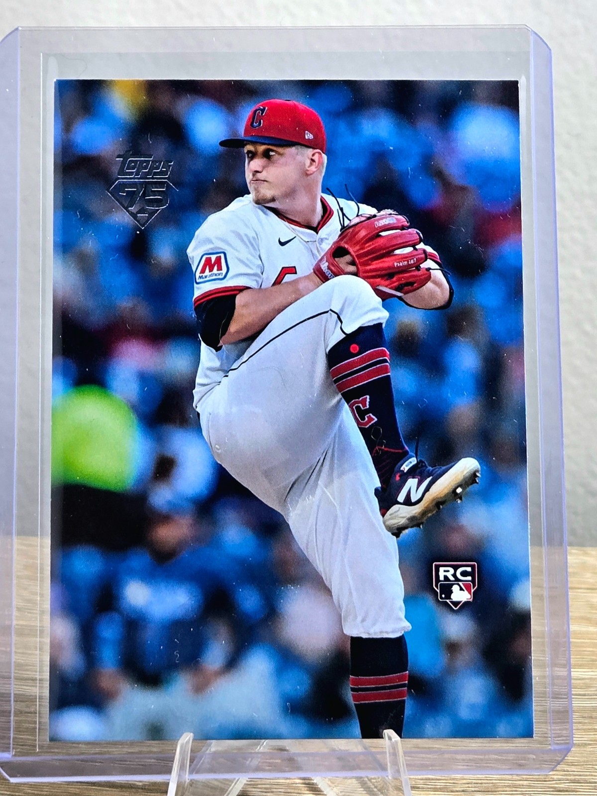2026 Topps Series 1 Parker Messick True Photo Variation SSP #67 Guardians Rookie