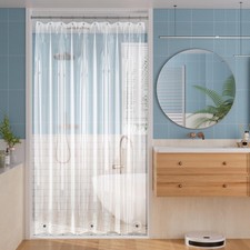 Waterproof Shower Curtain Liner 60x78 with Magnets and Grommets
