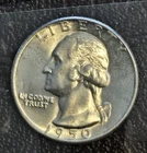 1950-D Washington Silver Quarter ■ GEM BU ■ #3155 A