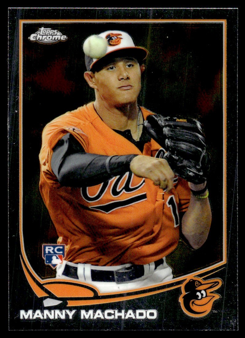 2013 Topps Chrome J20 Manny Machado Rookie Baltimore Orioles #12