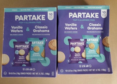 Partake Gluten Free Classic Grahams & Vanilla Wafers | 20 Ct. (10 Each)