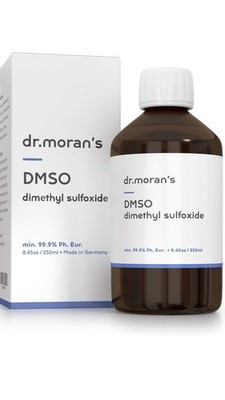 Dr. Moran's DMSO Pharma Grade 99.9% Pure Liquid in Amber Glass Bottle