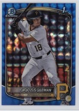 2025 Bowman Draft Chrome Blue Geometric Refractor 98/150 Adonys Guzman 0c3h