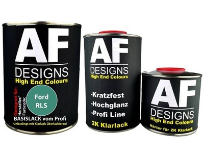FÜR Ford RLS Platinagrün 2,5L Autolack Set Klarlack Härter