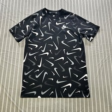 Nike Swoosh All-Over Print T-Shirt Kids XL