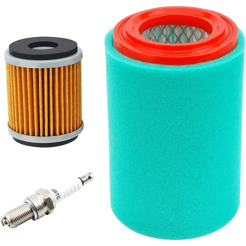 HIFROM Air Filter Pre Filter Cleaner Fuel Oil Filter Spark Plug Kit Compatible with John Deere