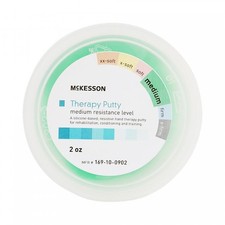 McKesson Therapy Putty, Green, Medium, Silicone Polymer, 2 oz., 1 Ct