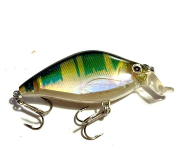 Duel 3D Flat Crank Wobbler, Crankbait, Kunstköder, 5,5 cm, Floating
