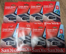 Lot of 8 pcs Sandisk 32GB Cruzer Blade Flash Drive USB NEW IN BOX SEALED