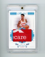 2020-21 Panini Flawless John Collins #PT-JCL Platinum Jumbo Patch 1/1 Hawks
