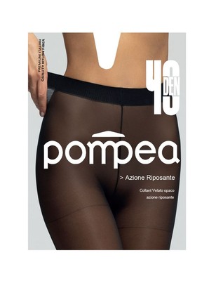 Collant elasticizzato riposante Pompea CL40 den Tg.2/4