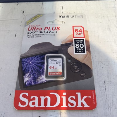 SanDisk Ultra 64GB SDXC UHS-I Memory Card   EXCELLENT CONDITION!!
