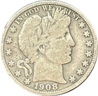 1908-O Barber Half Dollar