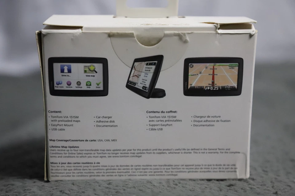TomTom VIA 1515M 5 Portable GPS Navigator, Lifetime Maps, USA With Box - Image 3 of 4