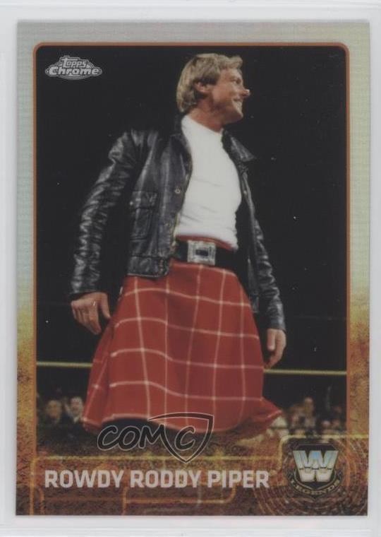 2015 Topps Chrome WWE Refractor Roddy Piper #88 9aj