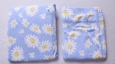 Gap Toddler's Organic Ribbed Cotton PJ Set CG2 Floral Blue Crystal Size 5Y NWT