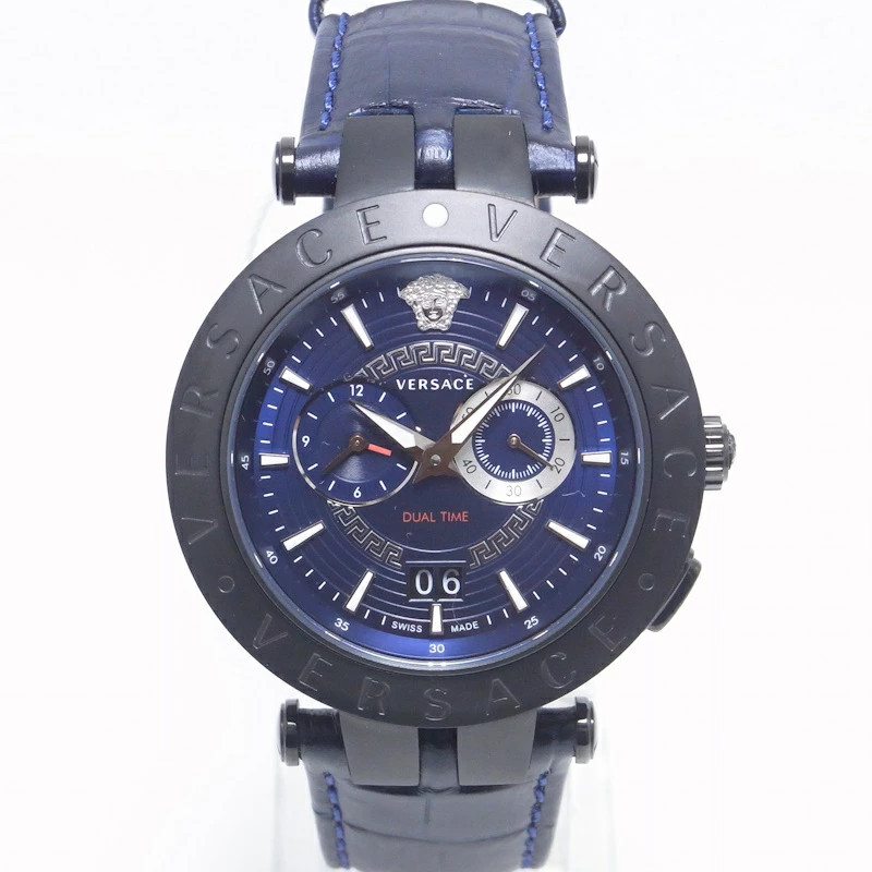 Versace V lace dual time VEBV00419 Men quartz wristwatch