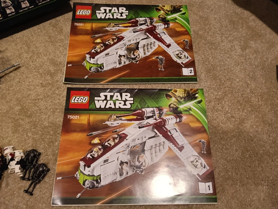 LEGO Star Wars: Republic Gunship 75021 (Box, 100% Pieces, Manual) - image 3 of 4
