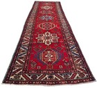 Rare Hand Knotted Vintage Tribal Karaja Hareez Wool Area Runner Rug 11 x 3 Ft — photo 1