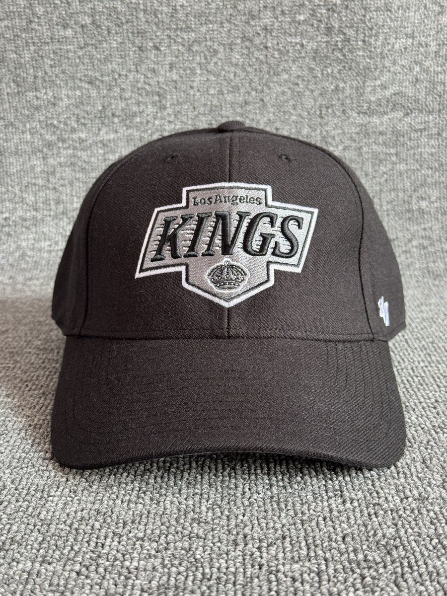 '47 Brand Los Angeles Kings NHL Strapback Curved Brim Black OSFA Hat