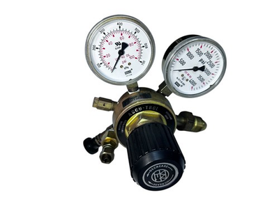 #ad Western Enterprises Accu Trol 7810 Dual Gauge Gas Regulator 4000 PSI WIKA USA $92.95