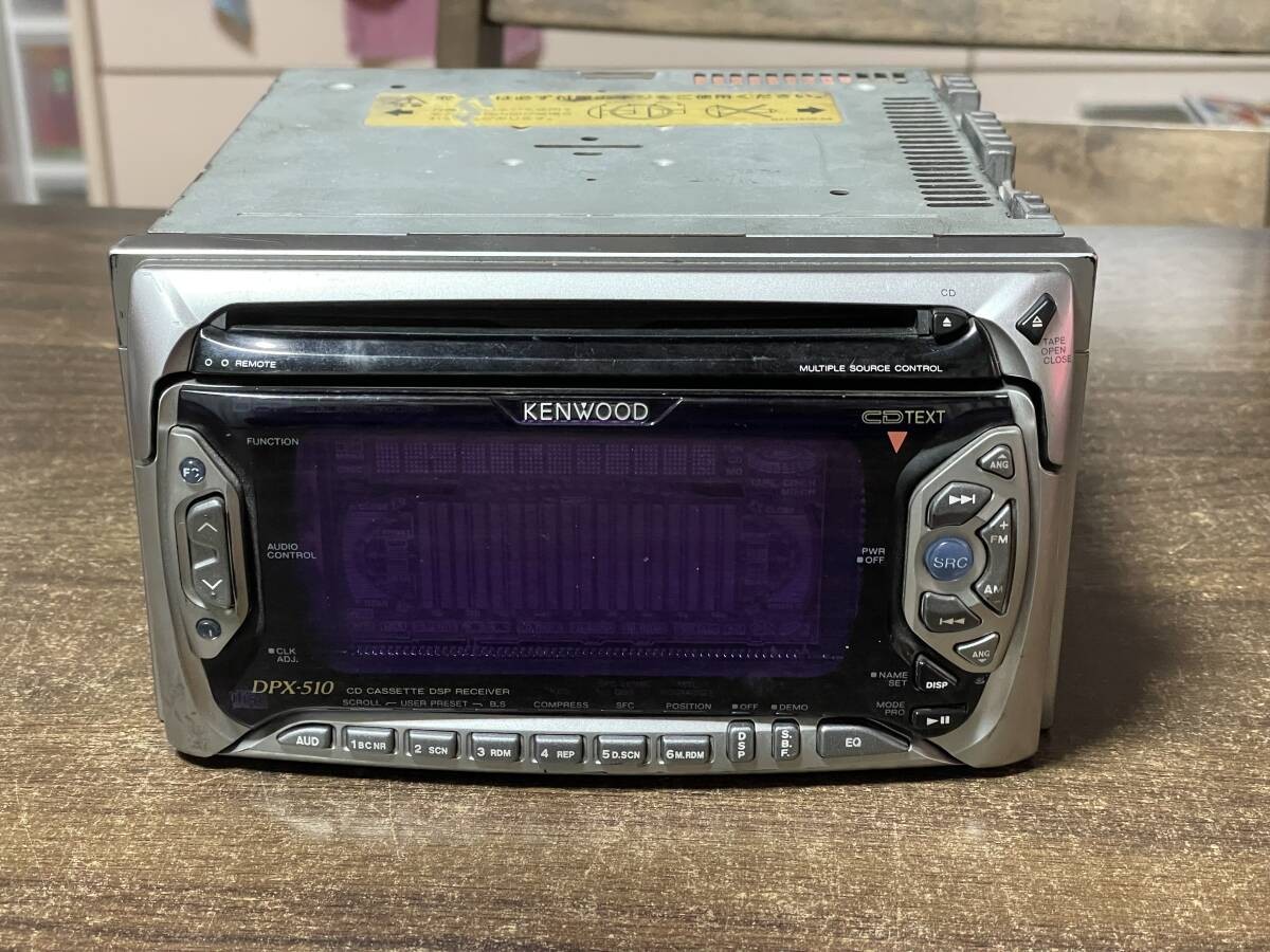 Kenwood DPX-510 2DIN CD Cassette Deck Player Tested | eBay