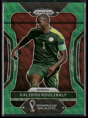 2022 Panini Prizm FIFA World Cup #250 Kalidou Koulibaly Green Wave