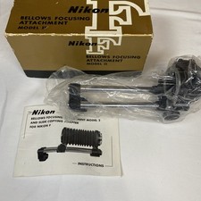 Nikon Bellows Focusing Attachment Model II Vintage Parts  Accessories