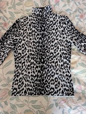 Givenchy by Claire Waight Keller Snow Leopard Print Sweater Jumper Size M