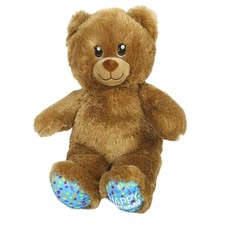 Build A Bear Happy Birthday Bear Plush Stuffed Boys Girls Brown Blue 15 inch