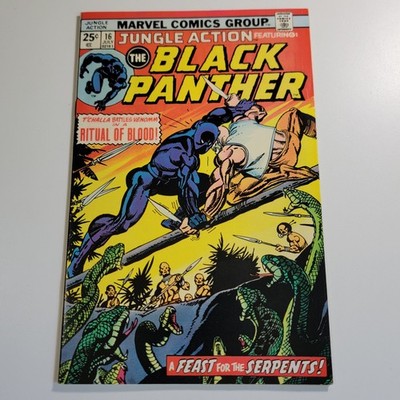 Jungle Action #16 Marvel Comics (July 1975) Black Panther 7.0 Fine / Very Fine