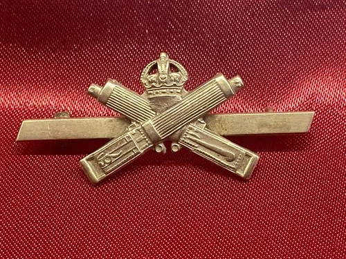 WW1 Silver MGC Machine Gun Corps Sweetheart Brooch w/fixing (collar badge)