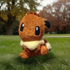 Vintage Pokemon Eevee Creatures Game Plush Nintendo 1998 Hasbro 5" Tall Plush