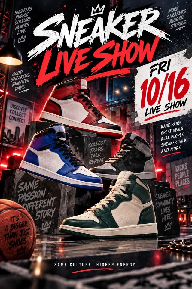 #2 Ebay Sneaker Mega Live 10/16 ‼️