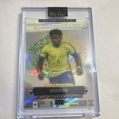 New-Wild Card Road to Glory SuperChrome Endrick Brazil Soccer 2026 5/8 SCRG3-ES