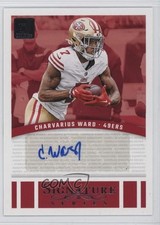 2024 Panini Donruss Signature Series Charvarius Ward #SSE-CWA Auto 1q34