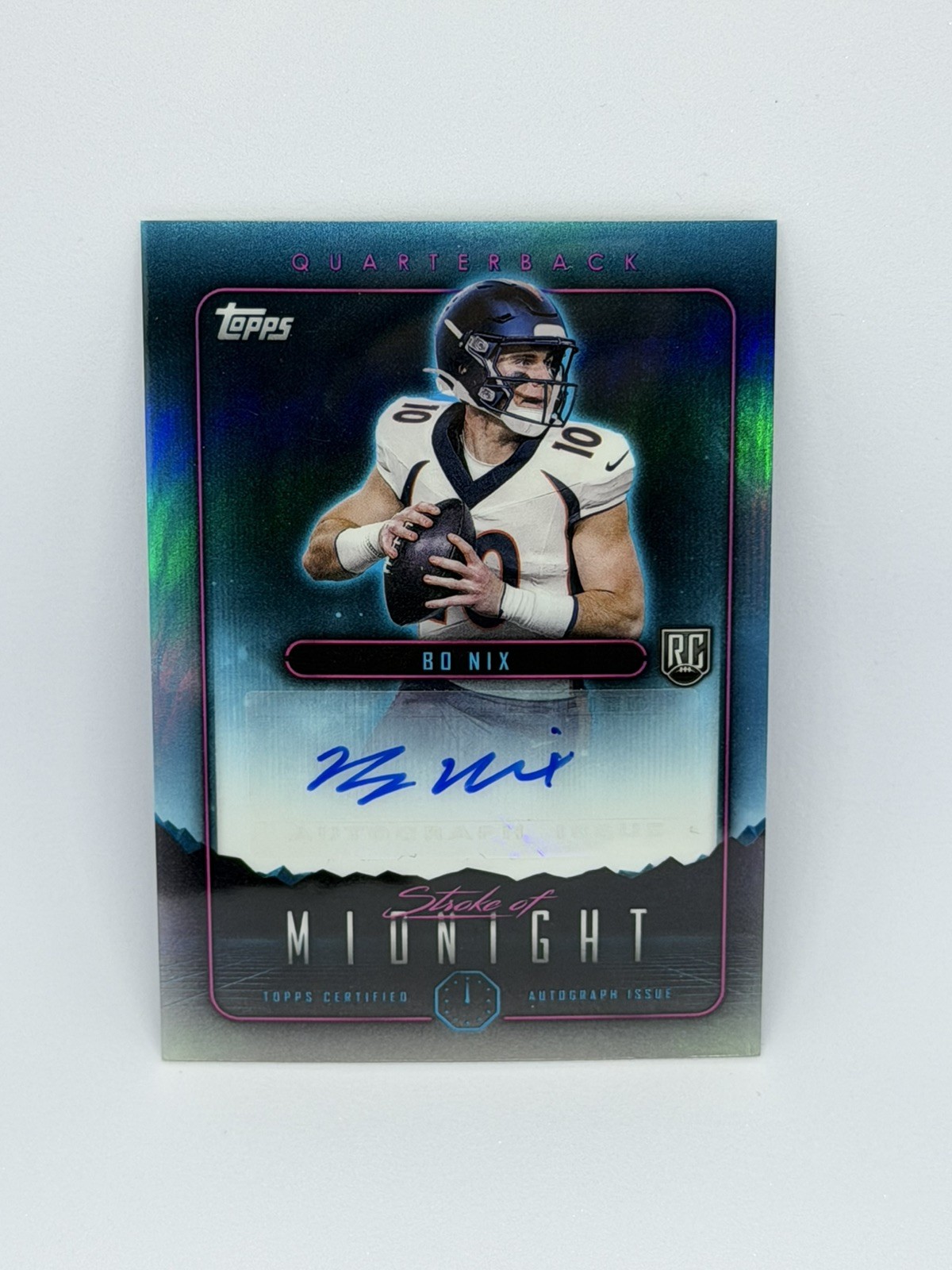 2024 Topps Midnight BO NIX Stroke Of Midnight Auto Rookie