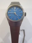 Vintage '78 Seiko 1104-0280 mechanical cocktail watch -royal blue sunburst dial