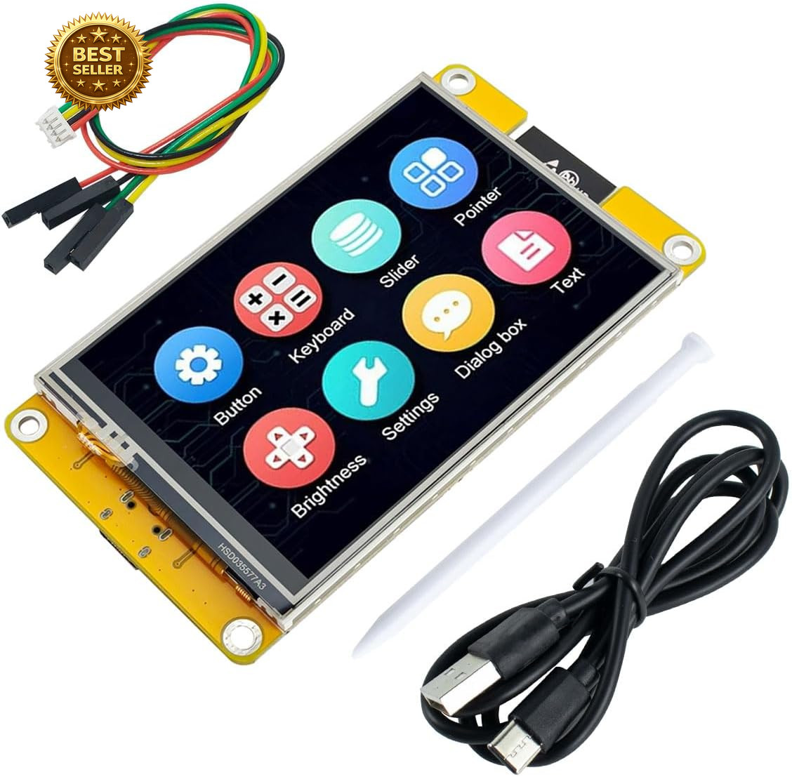 3.5'' 320X480 Touch Screen ESP32 Display with Wifi+Bt, ST7796U Driver LCD TFT Sc