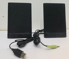 HP H-204B USB Powered Flat Portable Multimedia Computer Speakers 636369-001