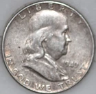 * 1949-P Franklin Half Dollar 90% Silver As Shown