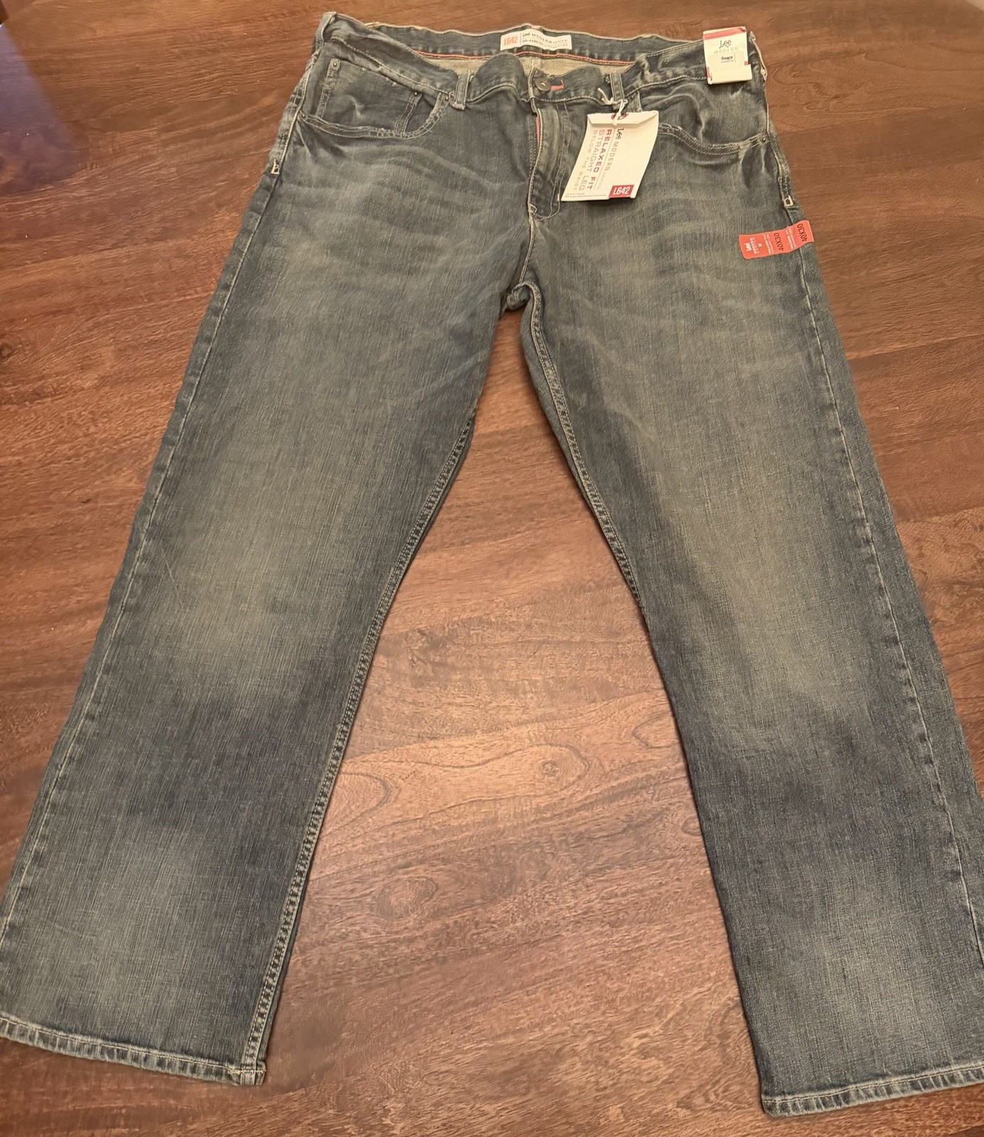Blue Denim Men L642 40x30 Nwt