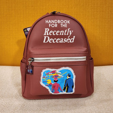 Loungefly Beetlejuice Handbook for Recently Deceased Mini Backpack NEW