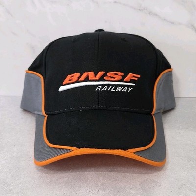 BNSF Railway Ft Worth Terminal verstellbare Mütze schwarz orange Eisenbahnkappe