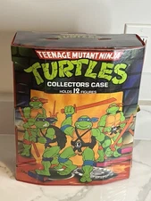Vintage 1988 TMNT - Tara Toys Collectors Case - Figure Storage - No Handle