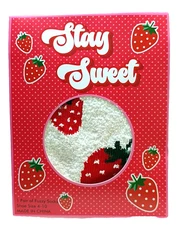Walgreens ~ "Stay Sweet" ~ Soft Fuzzy Socks ~ 1 Pair ~ Shoe Size: 4-10