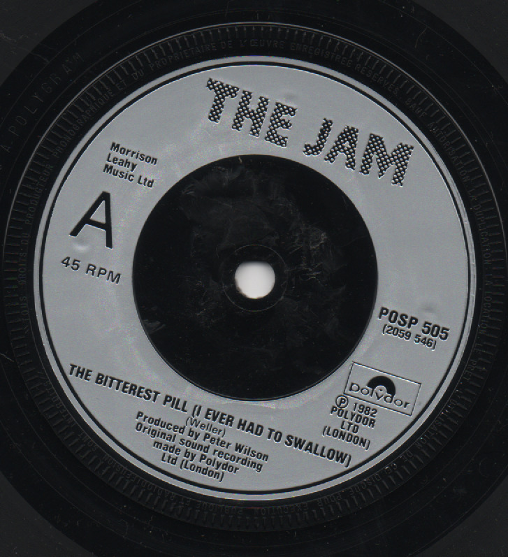 THE JAM - THE BITTEREST PILL (I EVER HAD TO SWALLOW) +2. (UK, 1982, POSP 505)