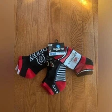 For Bare Feet Kentucky Derby 3-Pack Show Me The Money Ankle Socks size medium